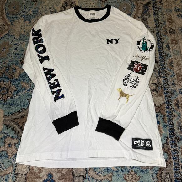 PINK Victoria's Secret Tops - VS PINK bling new york top